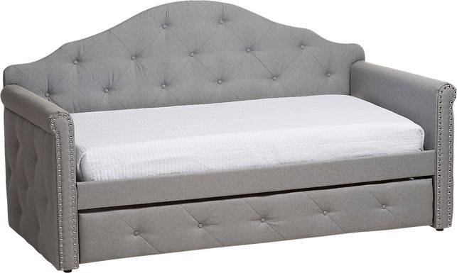 Capson Gray Daybed with Trundle