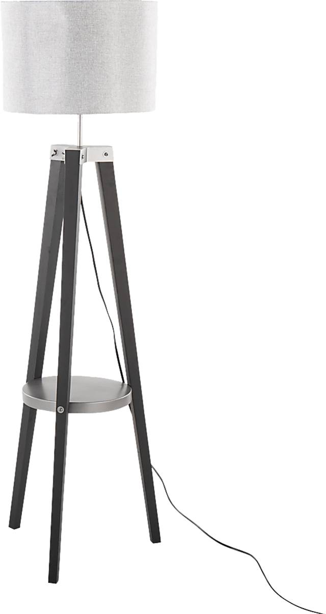 Capstan Court Black Floor Lamp - Thumbnail - Image 1
