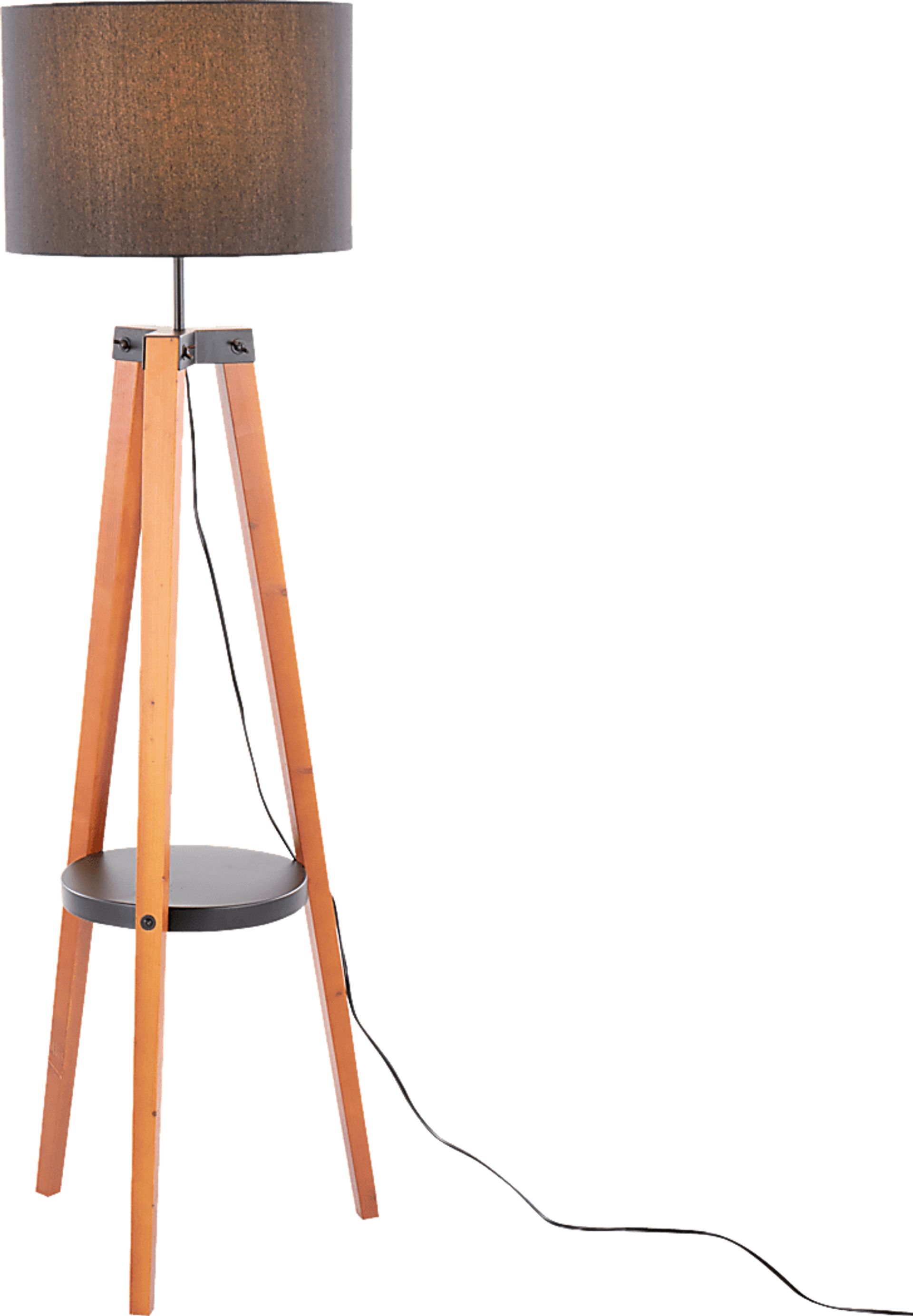 Capstan Court Walnut Floor Lamp - Image 4