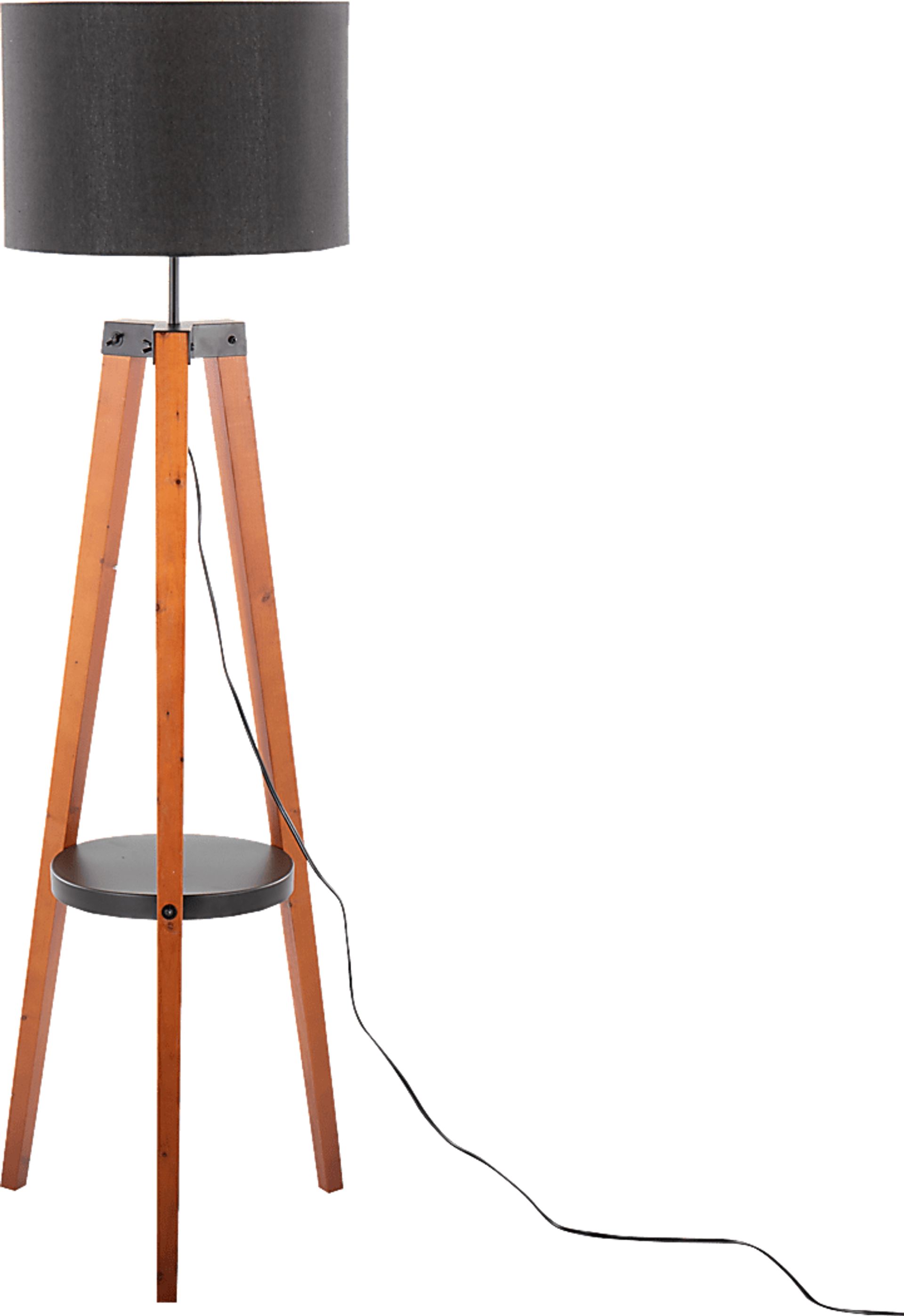 Capstan Court Walnut Floor Lamp - Image 5