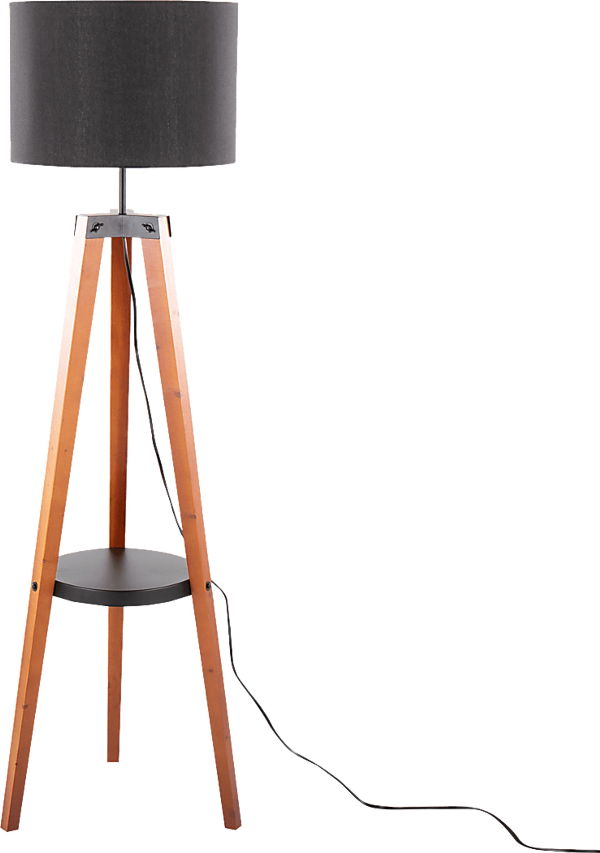 Capstan Court Walnut Floor Lamp - Image 7