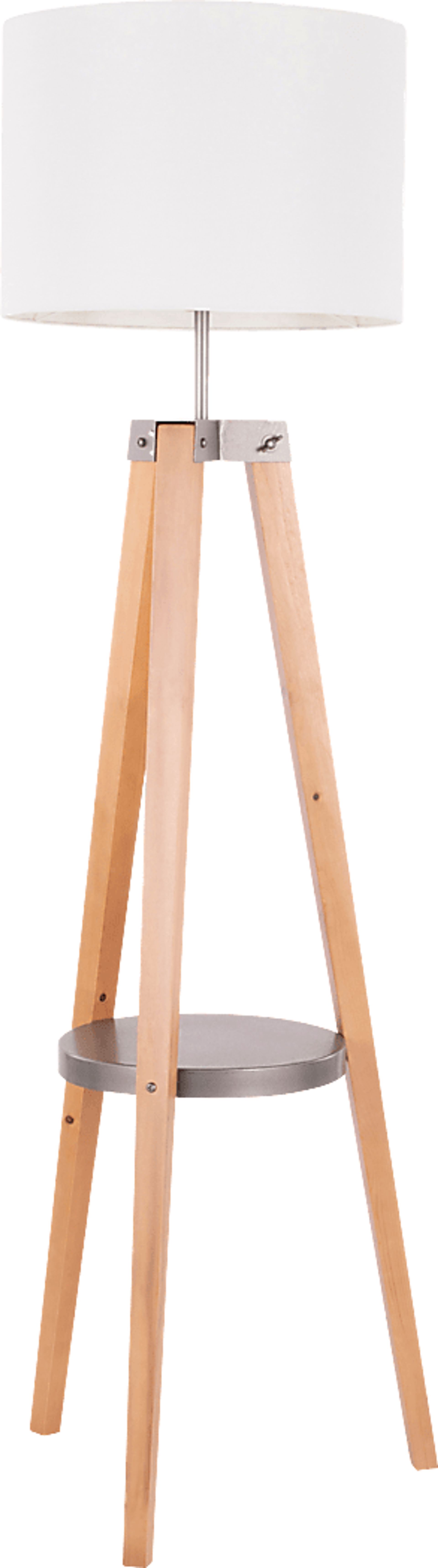 Capstan Court Wood Floor Lamp - Image 1
