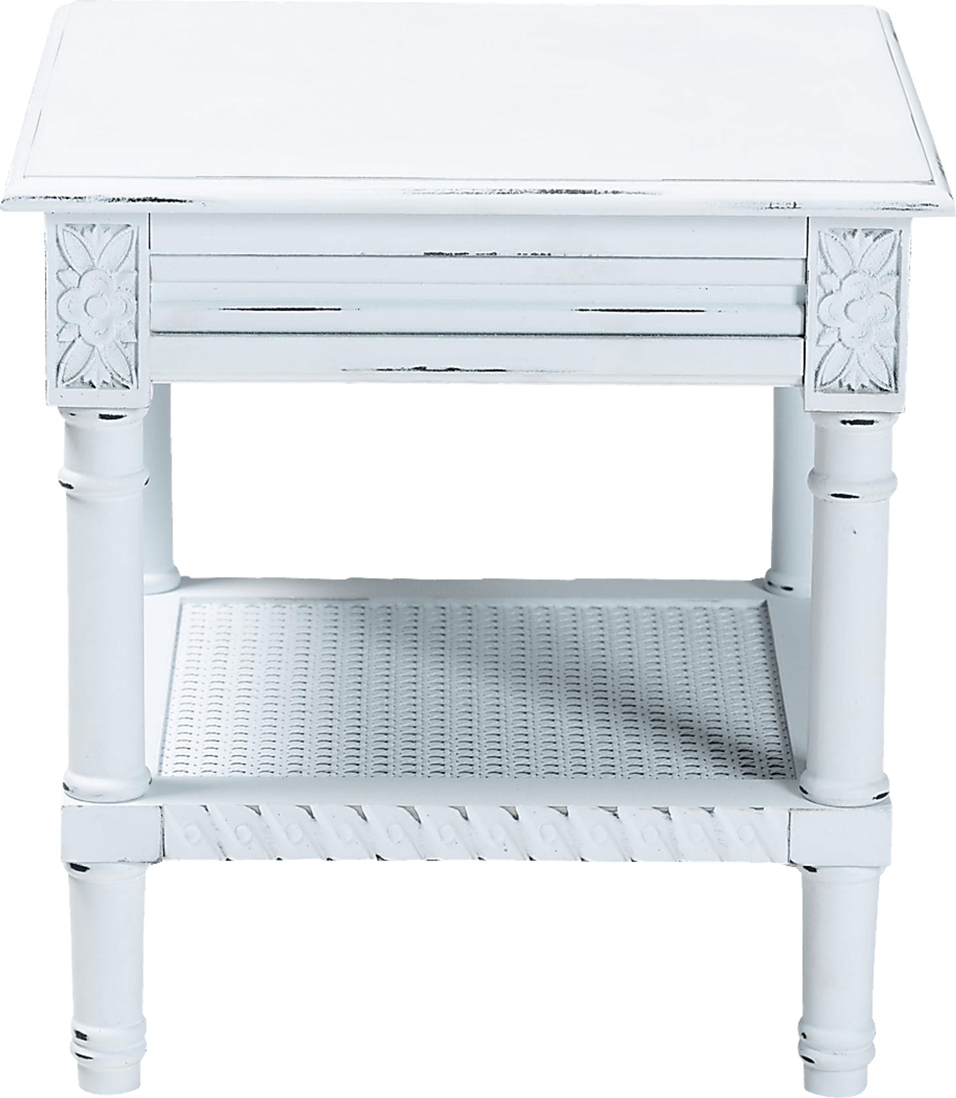 Capstany White End Table - Image 3