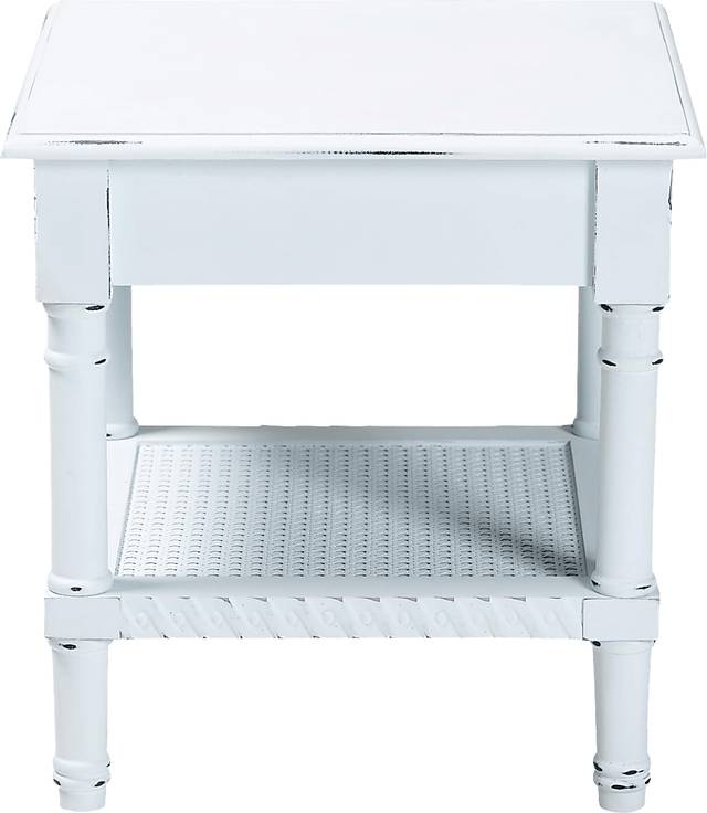 Capstany White End Table - Thumbnail - Image 4