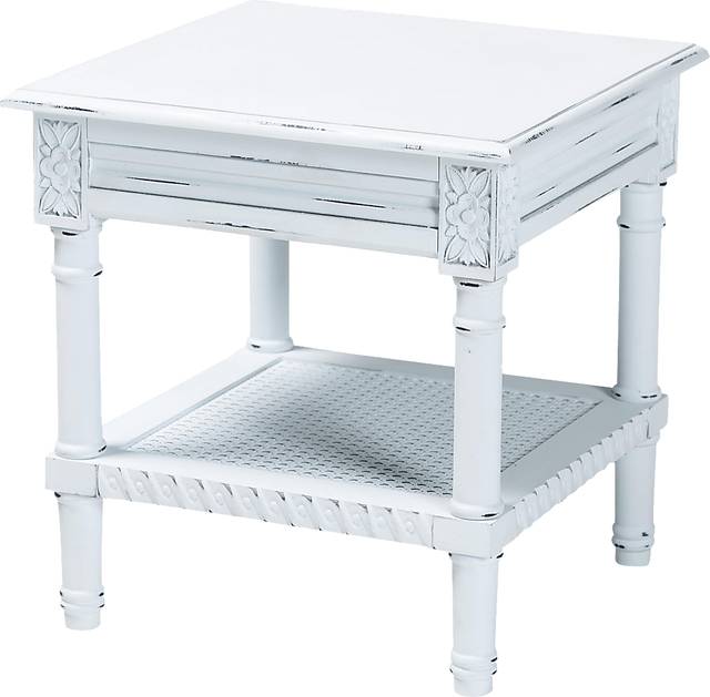 Capstany White End Table - Thumbnail - Image 1