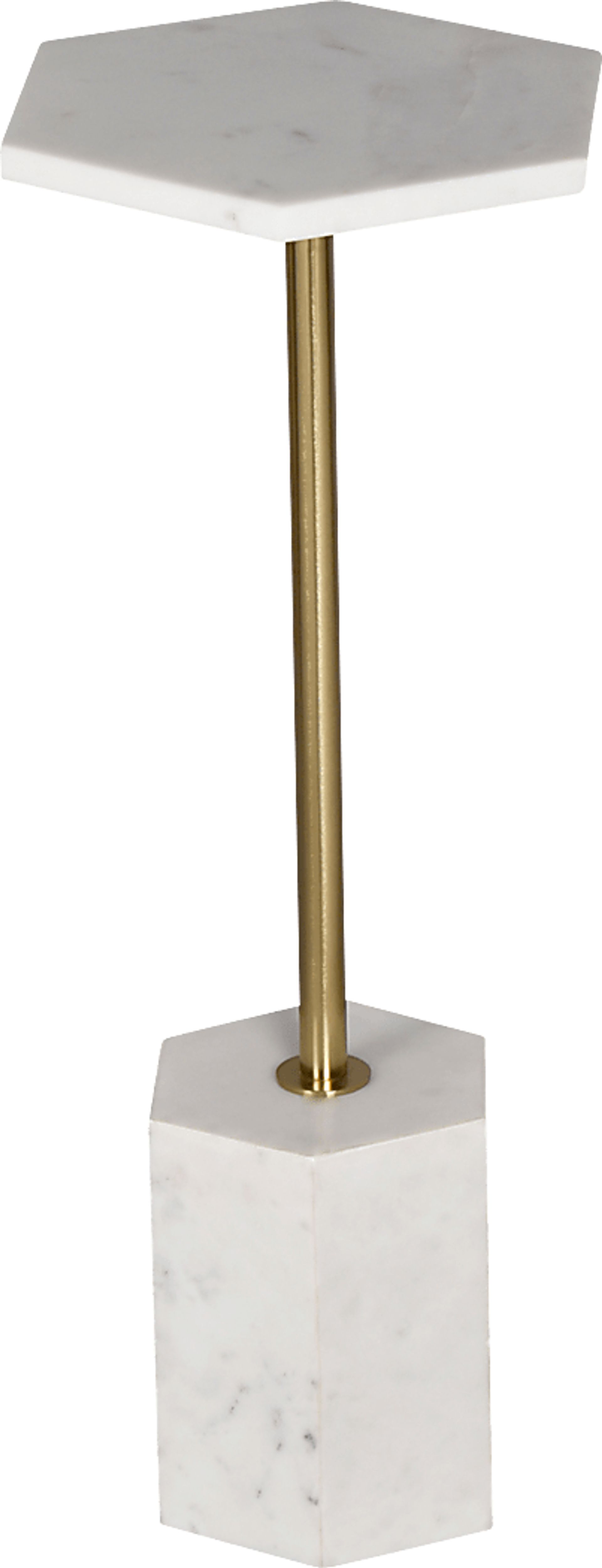 Capun White Accent Table - Image 7