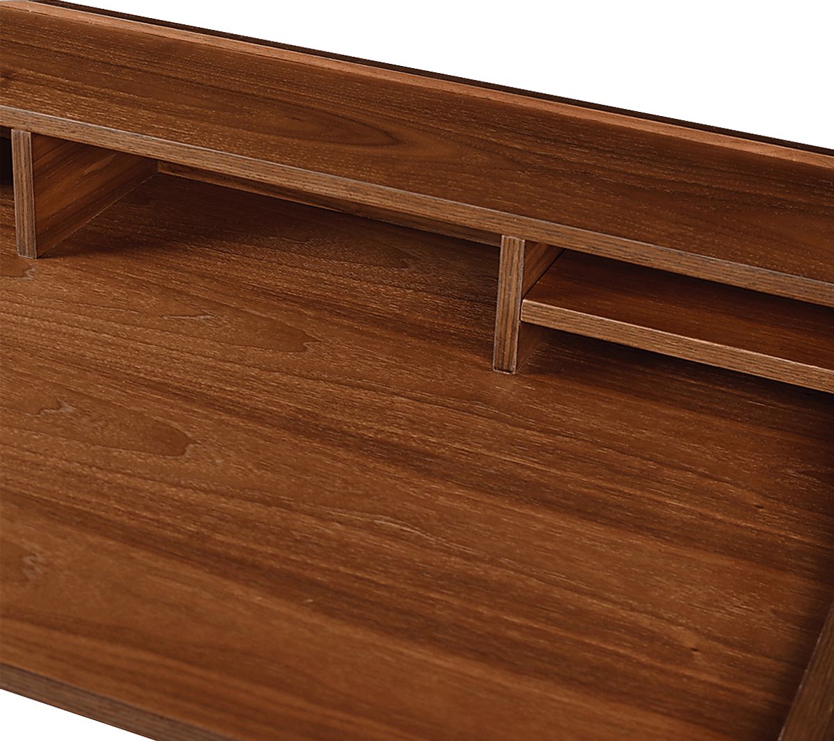 Caputa Brown Dark Wood Desk | Rooms to Go
