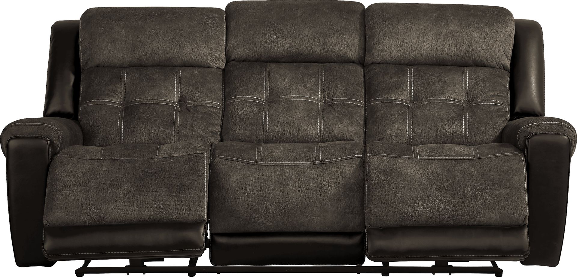 Capwood Brown Dual Power Reclining Sofa - Image 2