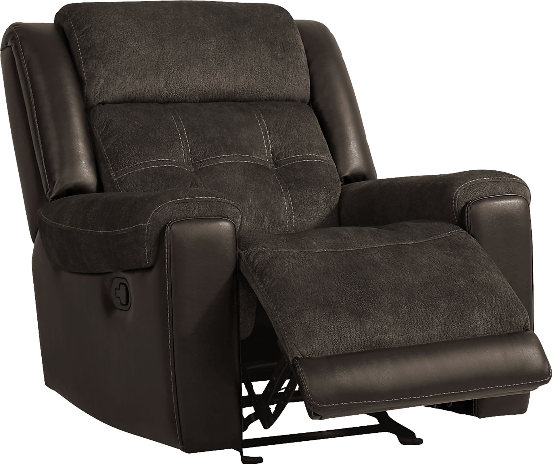 Capwood Brown Glider Recliner - Image 3