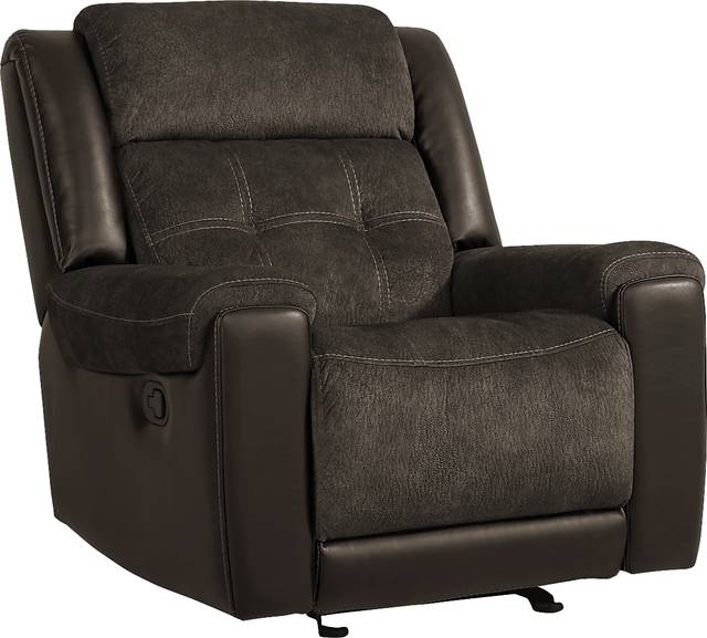 Capwood Brown Glider Recliner - Thumbnail - Image 1
