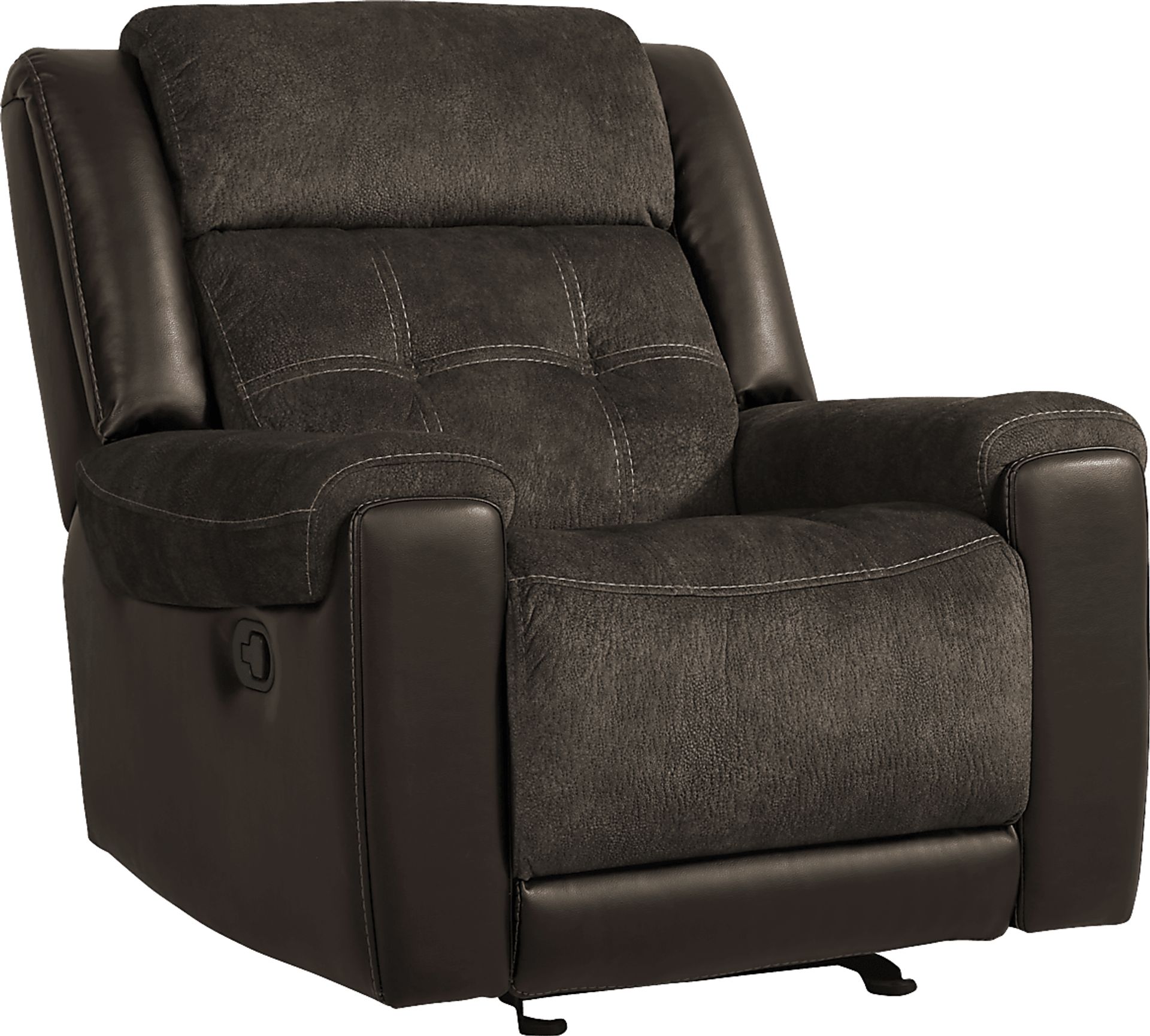 Capwood Brown Glider Recliner - Image 1