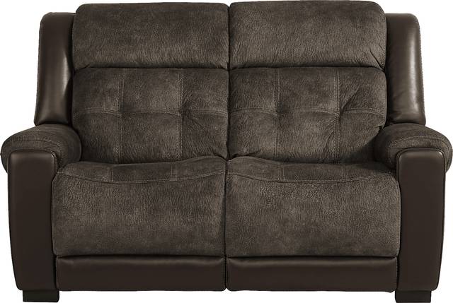 Capwood Brown Loveseat - Thumbnail - Image 1