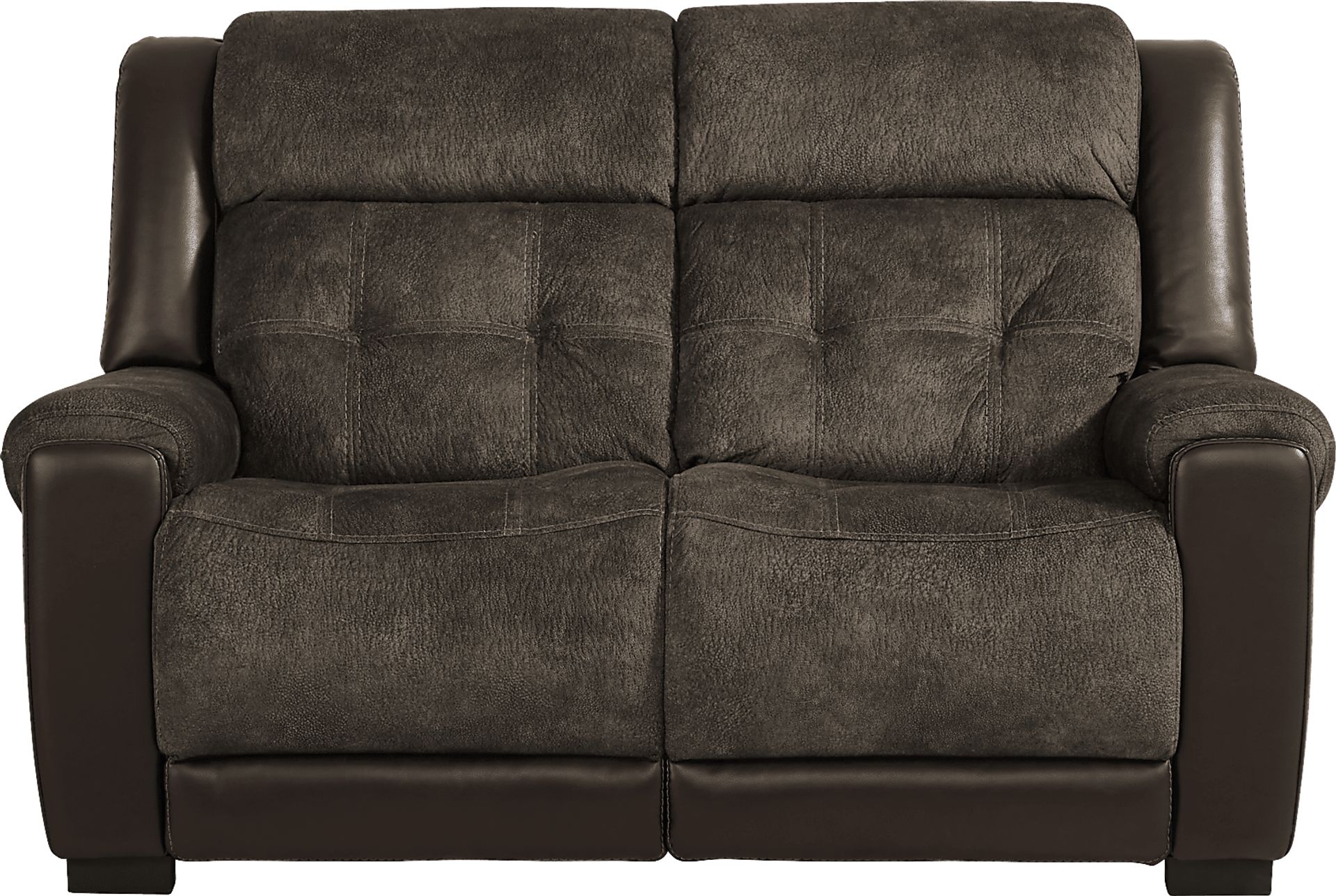 Capwood Brown Loveseat - Image 1