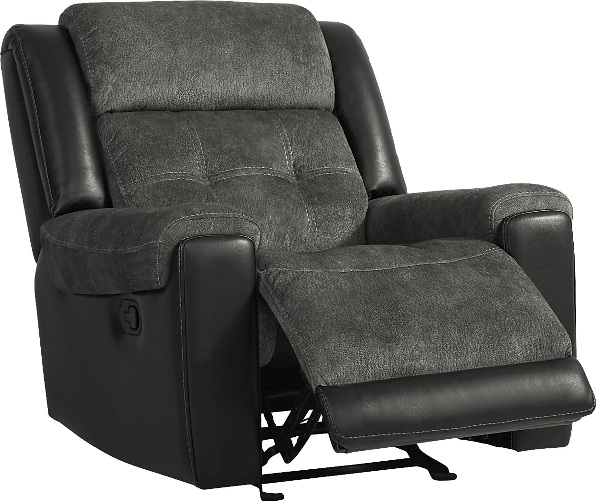 Capwood Gray 3 Pc Living Room with Reclining Sofa - Image 6