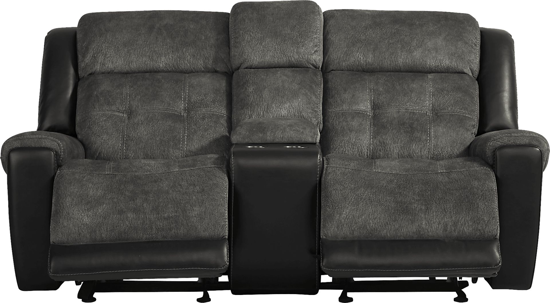 Capwood Gray 3 Pc Living Room with Power Reclining Sofa - Image 4