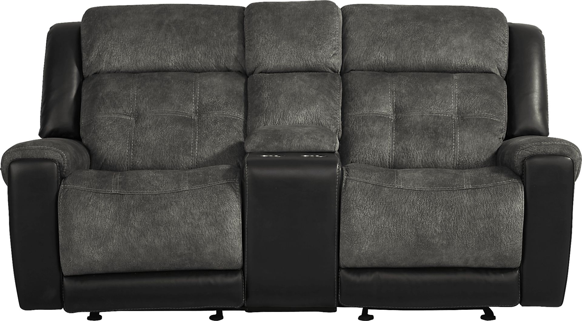 Capwood Gray 3 Pc Living Room with Power Reclining Sofa - Image 4