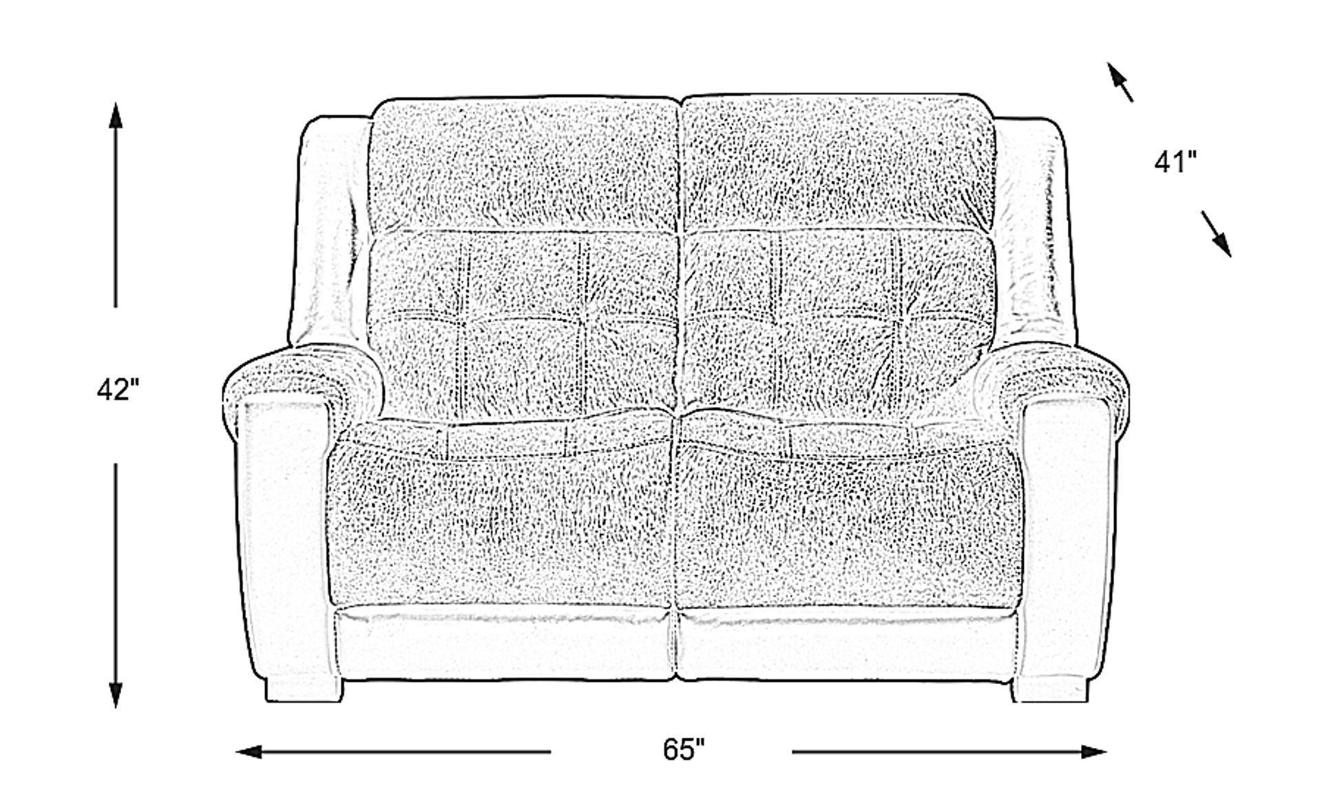 Dimension Image. Please refer to the Dimension Tab on this page for dimension details.