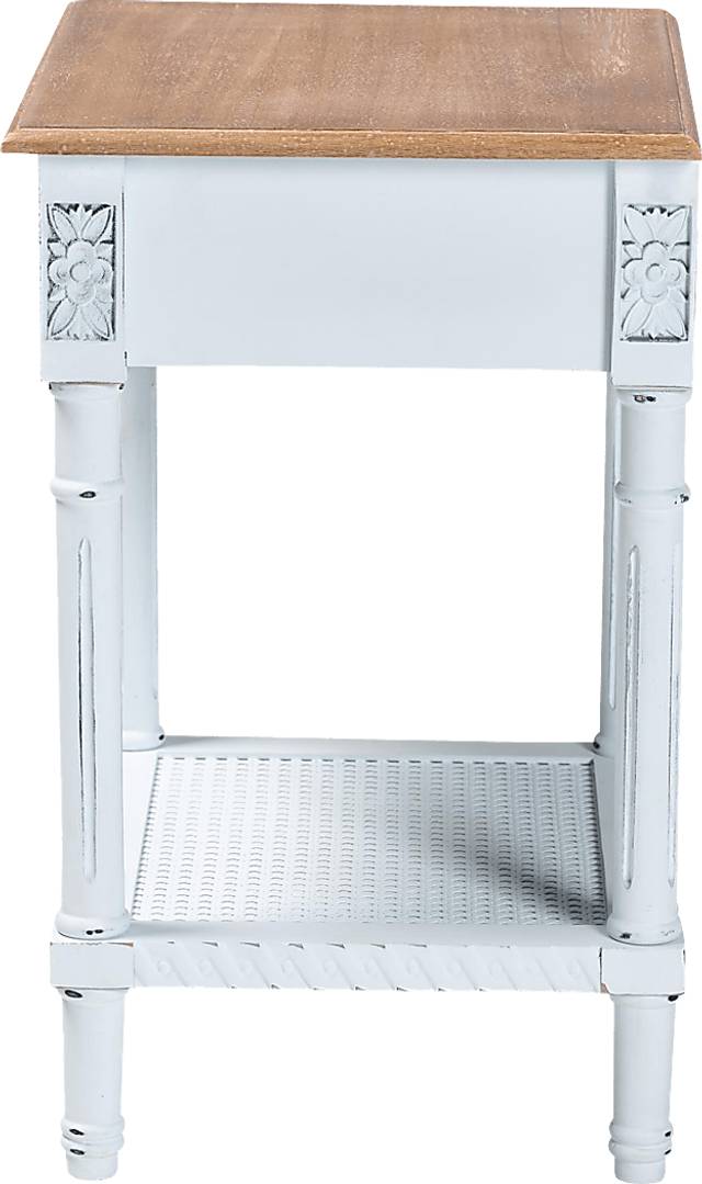 Caracaly White End Table - Thumbnail - Image 6