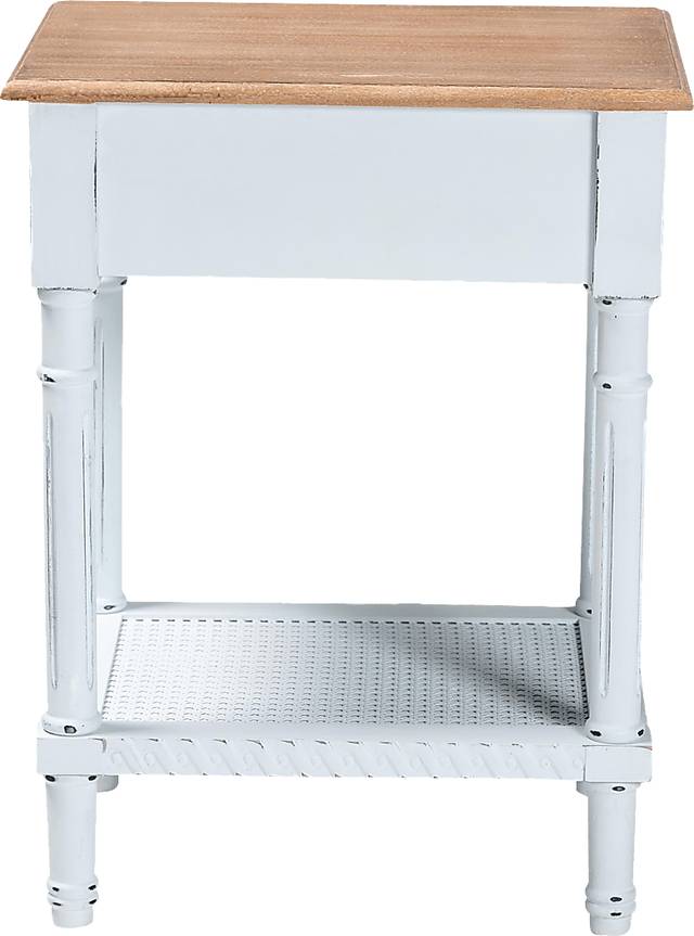 Caracaly White End Table - Thumbnail - Image 7