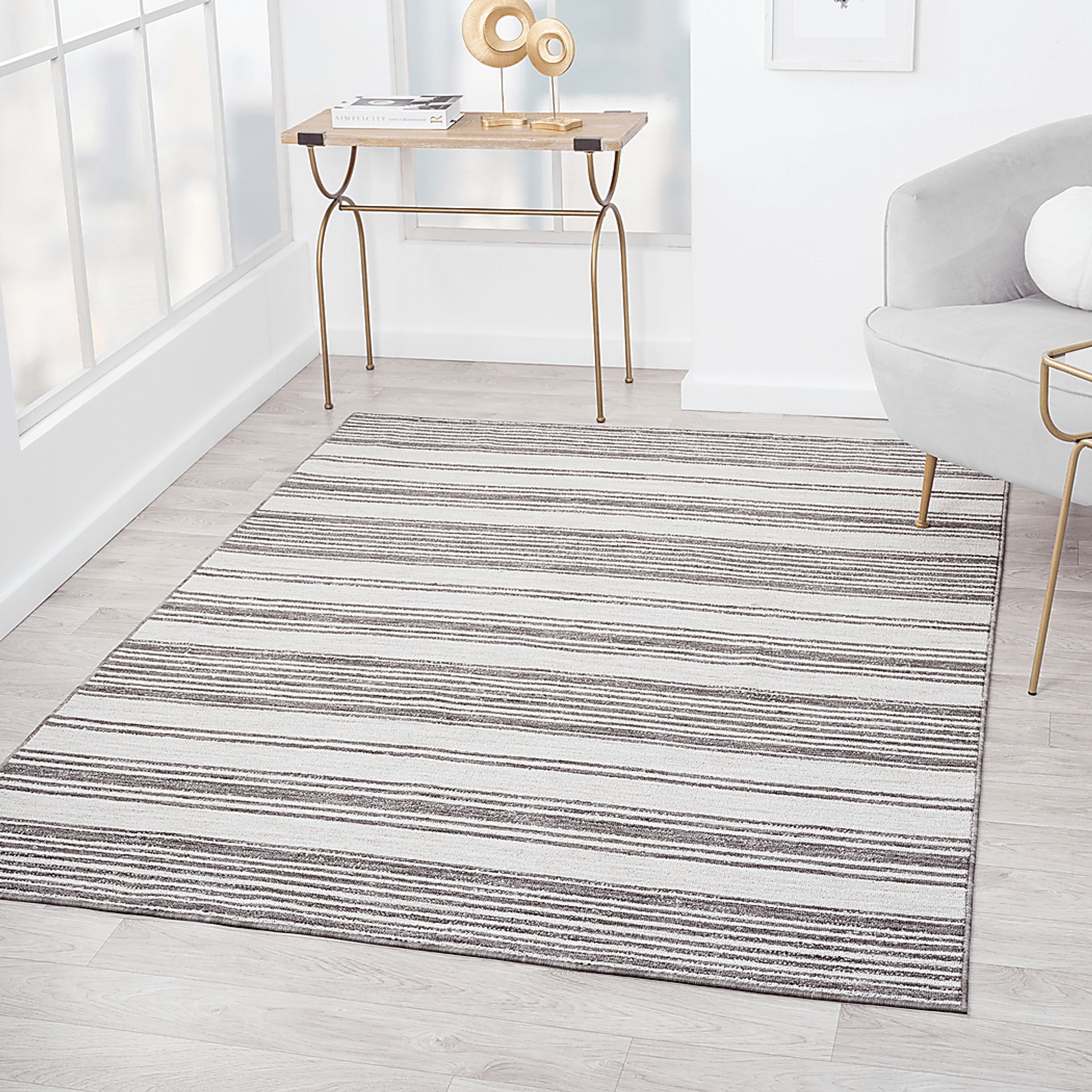 Caradley Ivory 5' x 7' Indoor/Outdoor Rug - Image 2