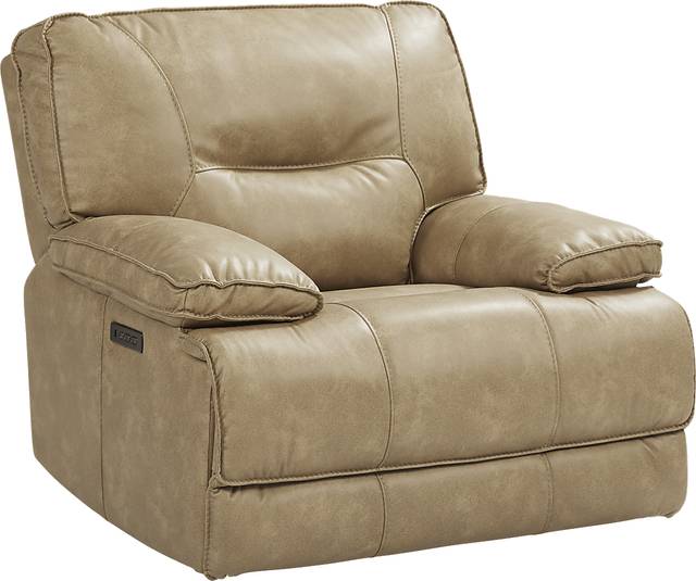 Caranova Camel Dual Power Recliner - Thumbnail - Image 1