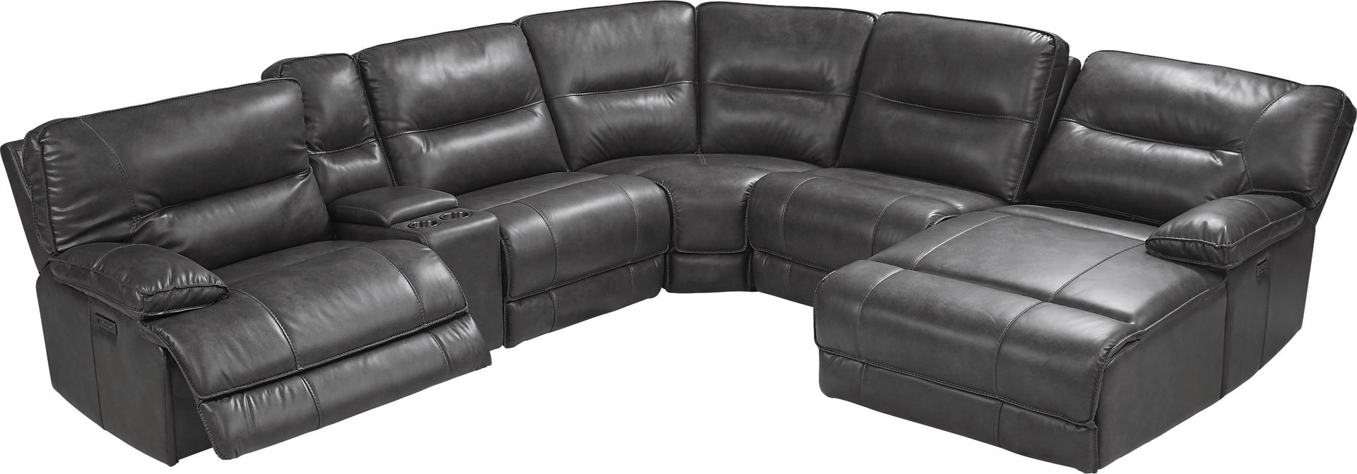 Caranova dark gray sectional discount