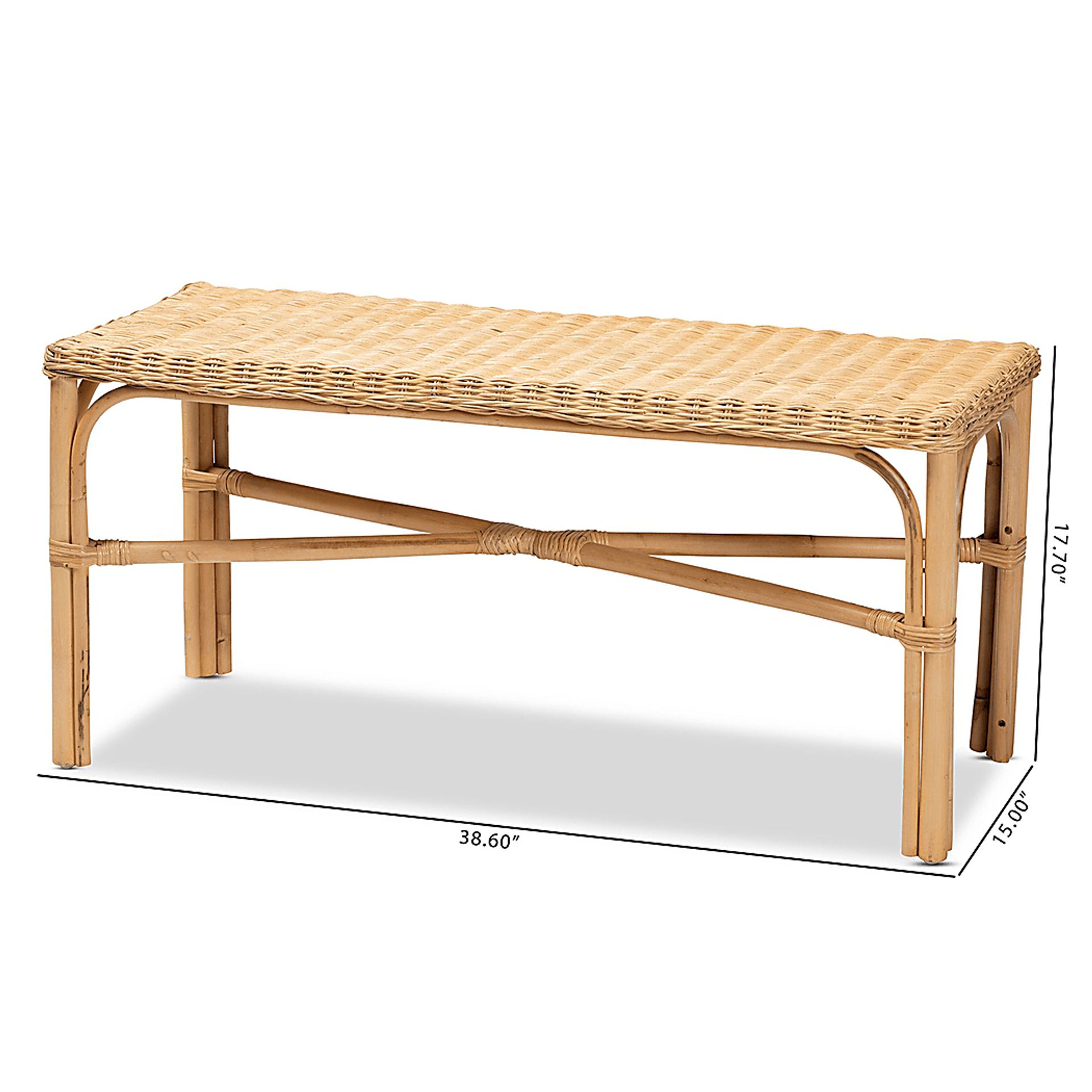 Carapia Brown Bench - Image 7