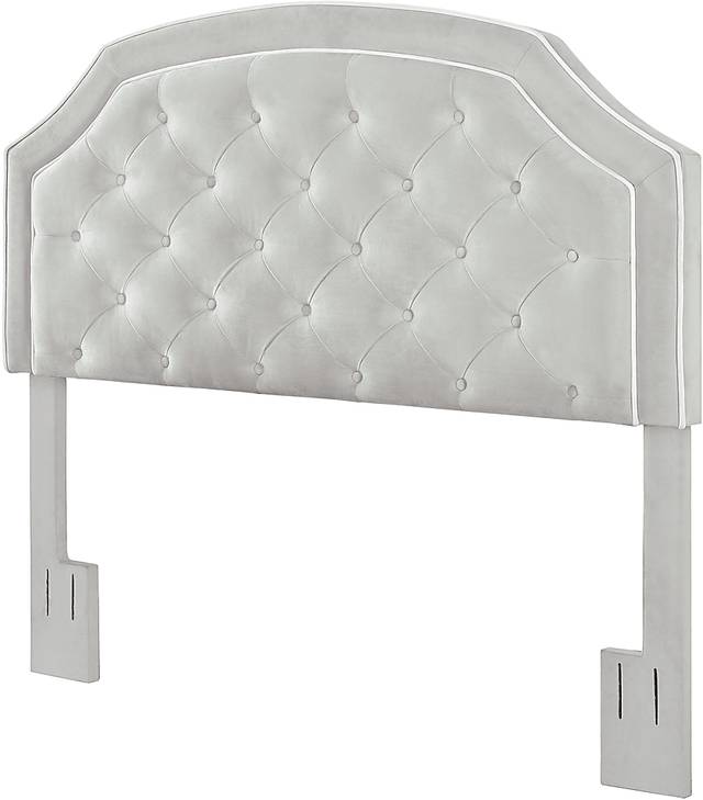Carasena Light Gray King/California Headboard - Thumbnail - Image 4