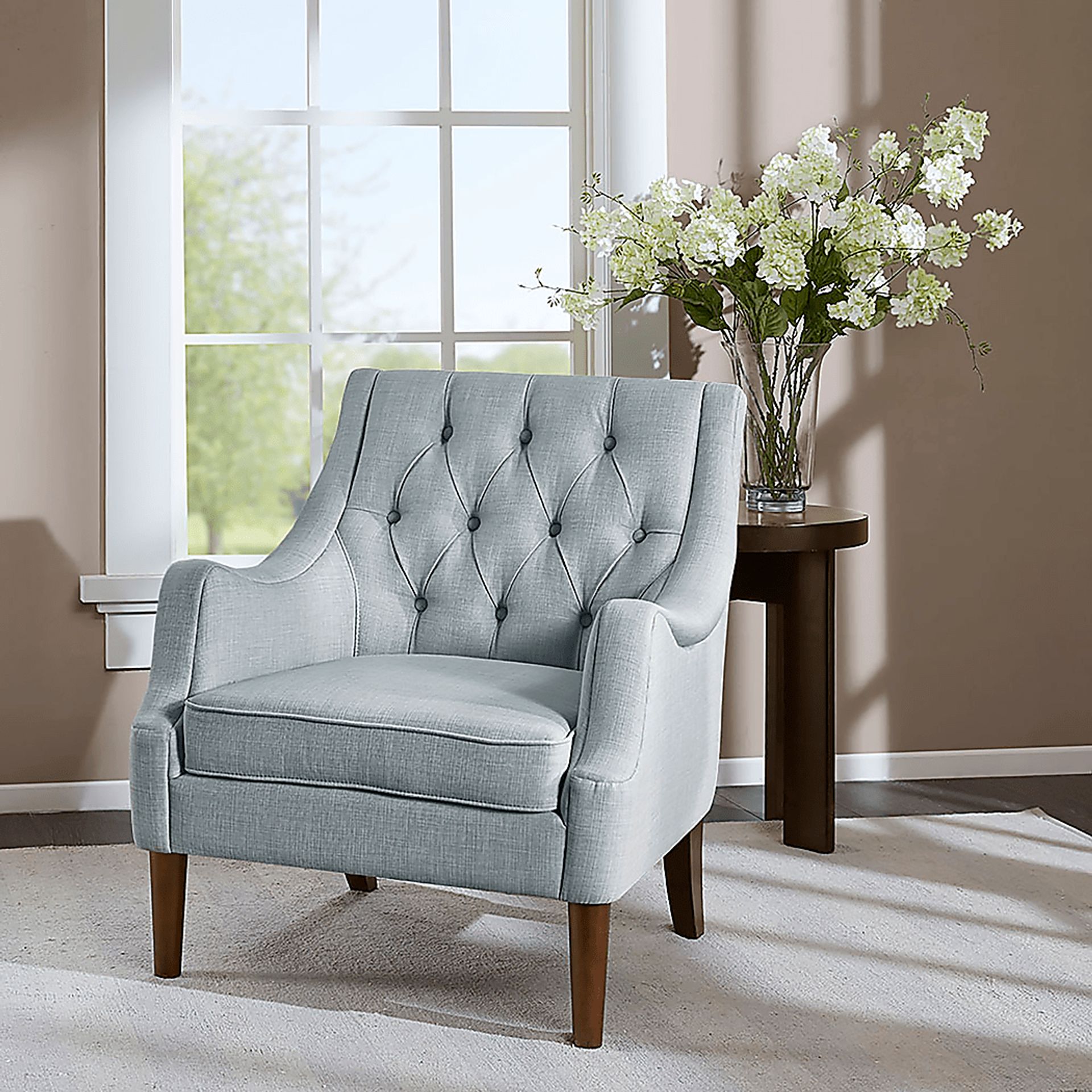 Caravatta Blue Accent Chair - Image 2