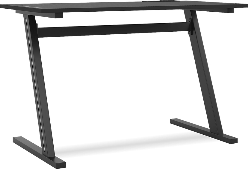Kids Carbon Optix Black Computer Desk with LED Lights
