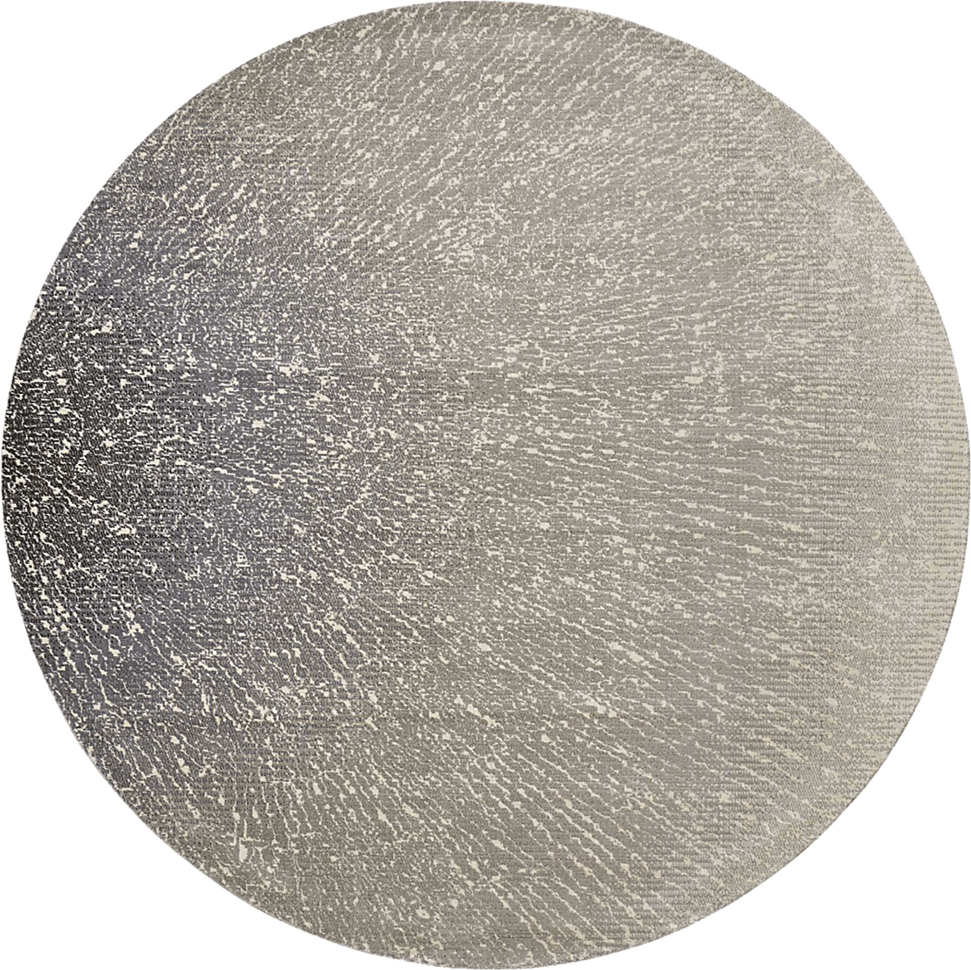 Carbonite Ivory 8' Round Rug - Image 1