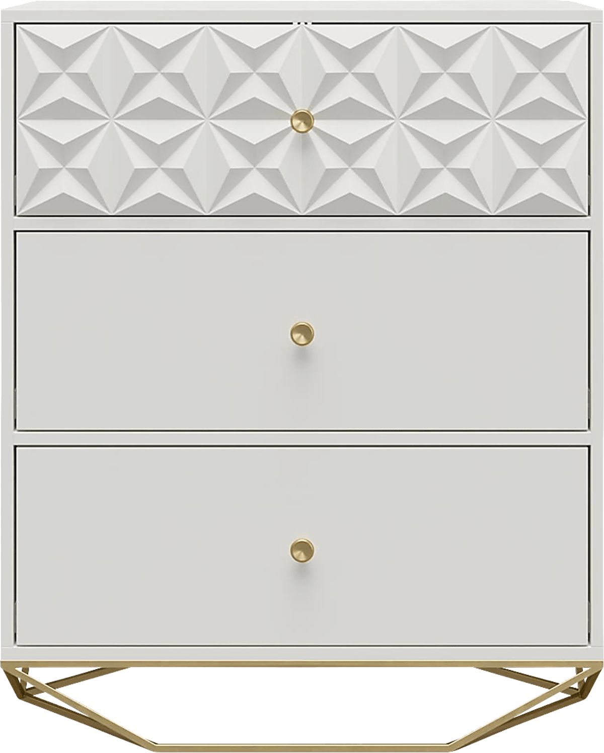 Carbore White Colors,White 3 Drawer Dresser | Rooms to Go