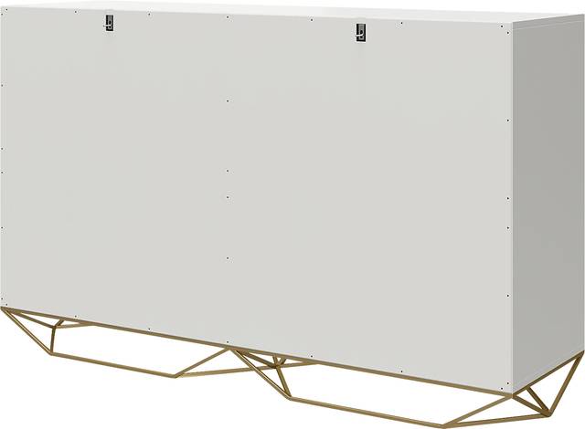Carbore White 6 Drawer Dresser - Thumbnail - Image 5