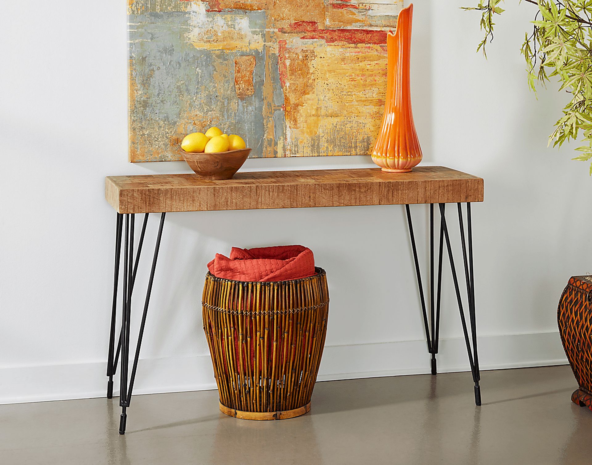 Carcora Brown Sofa Table - Image 6