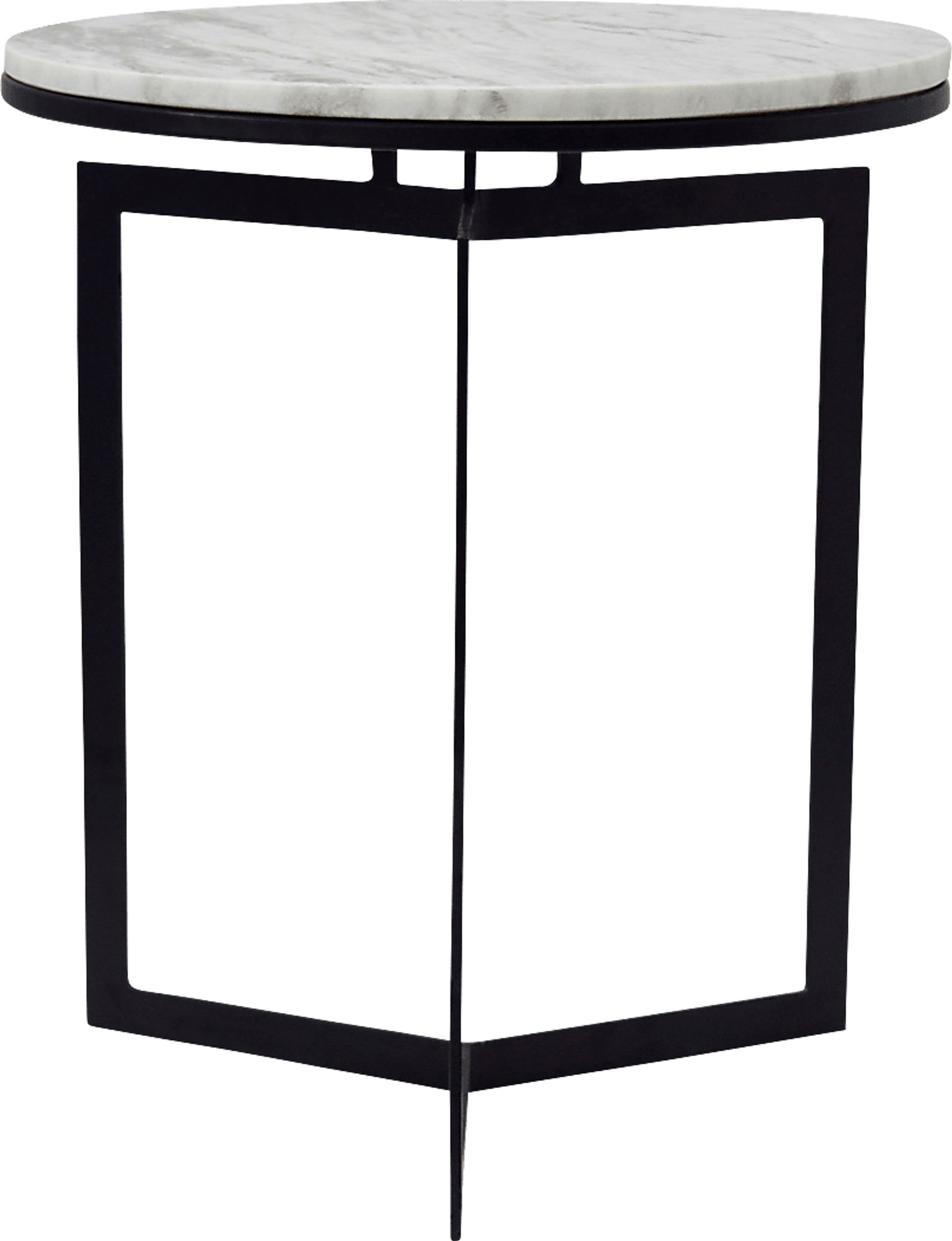 Cardamon White Accent Table - Image 2