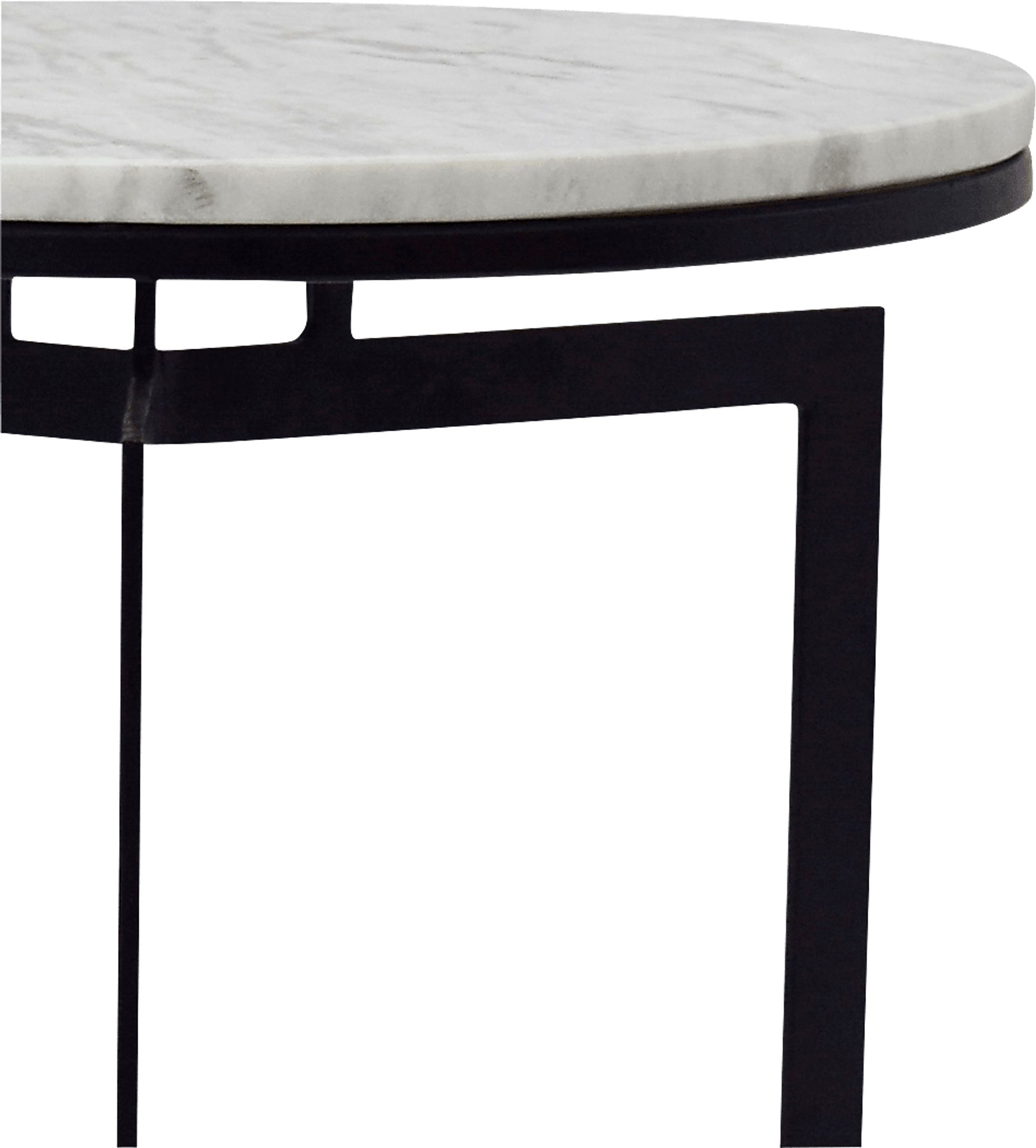 Cardamon White Accent Table - Image 3