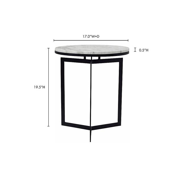 Cardamon White Accent Table - Thumbnail - Image 4