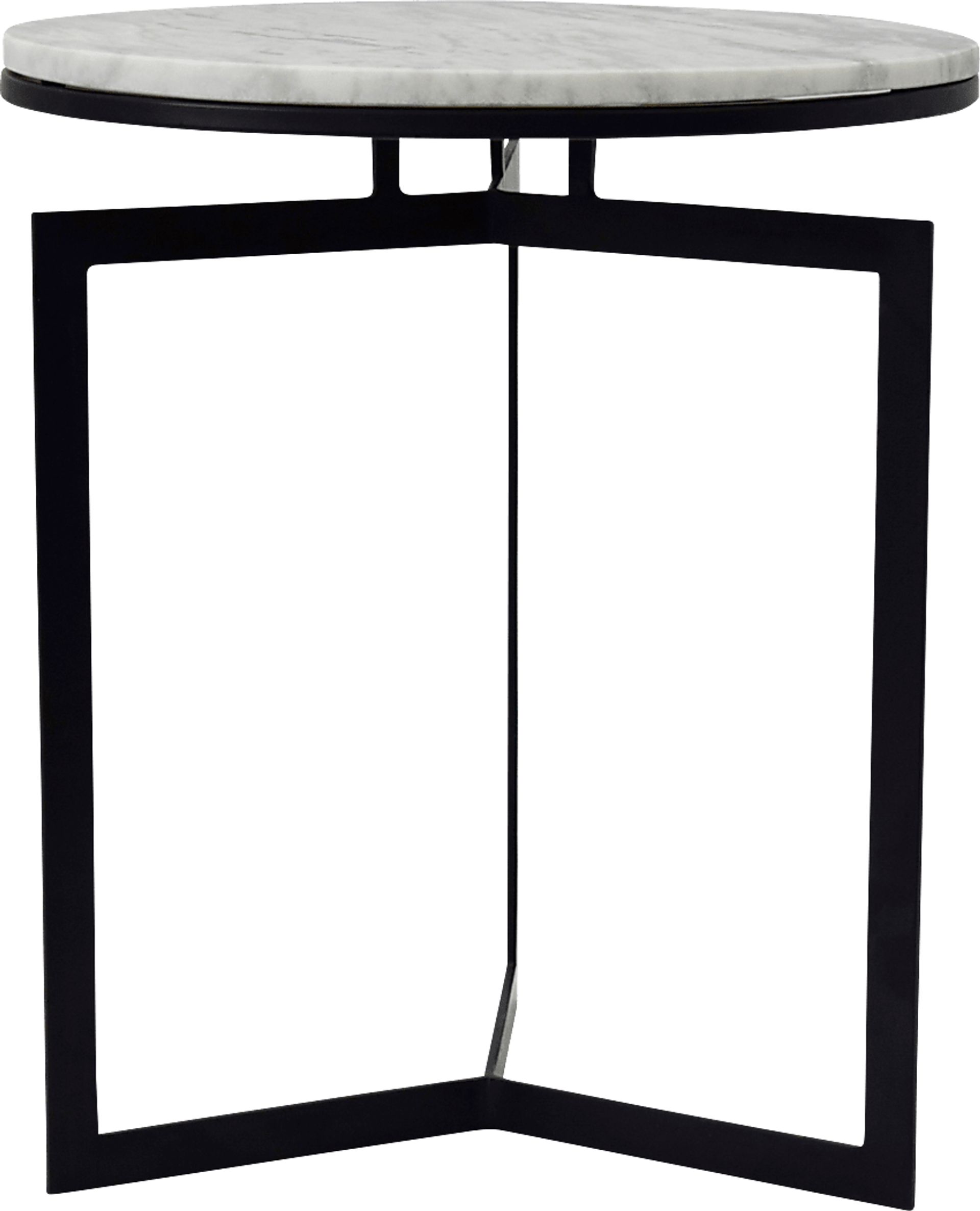 Cardamon White Accent Table - Image 1