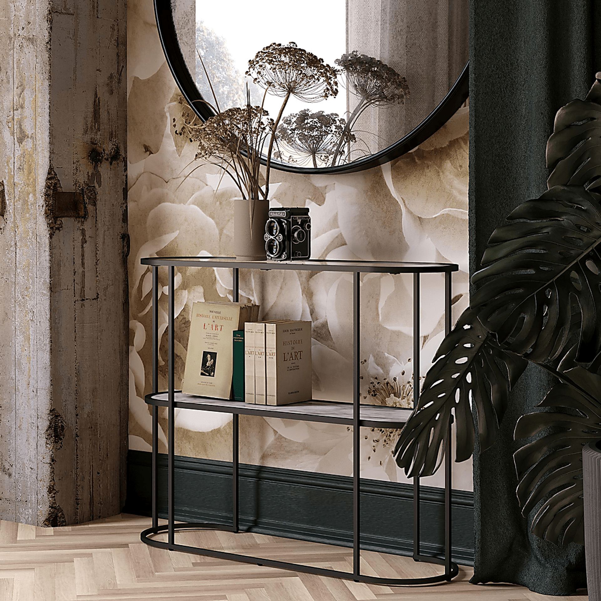 Cardella White Console Table - Image 9