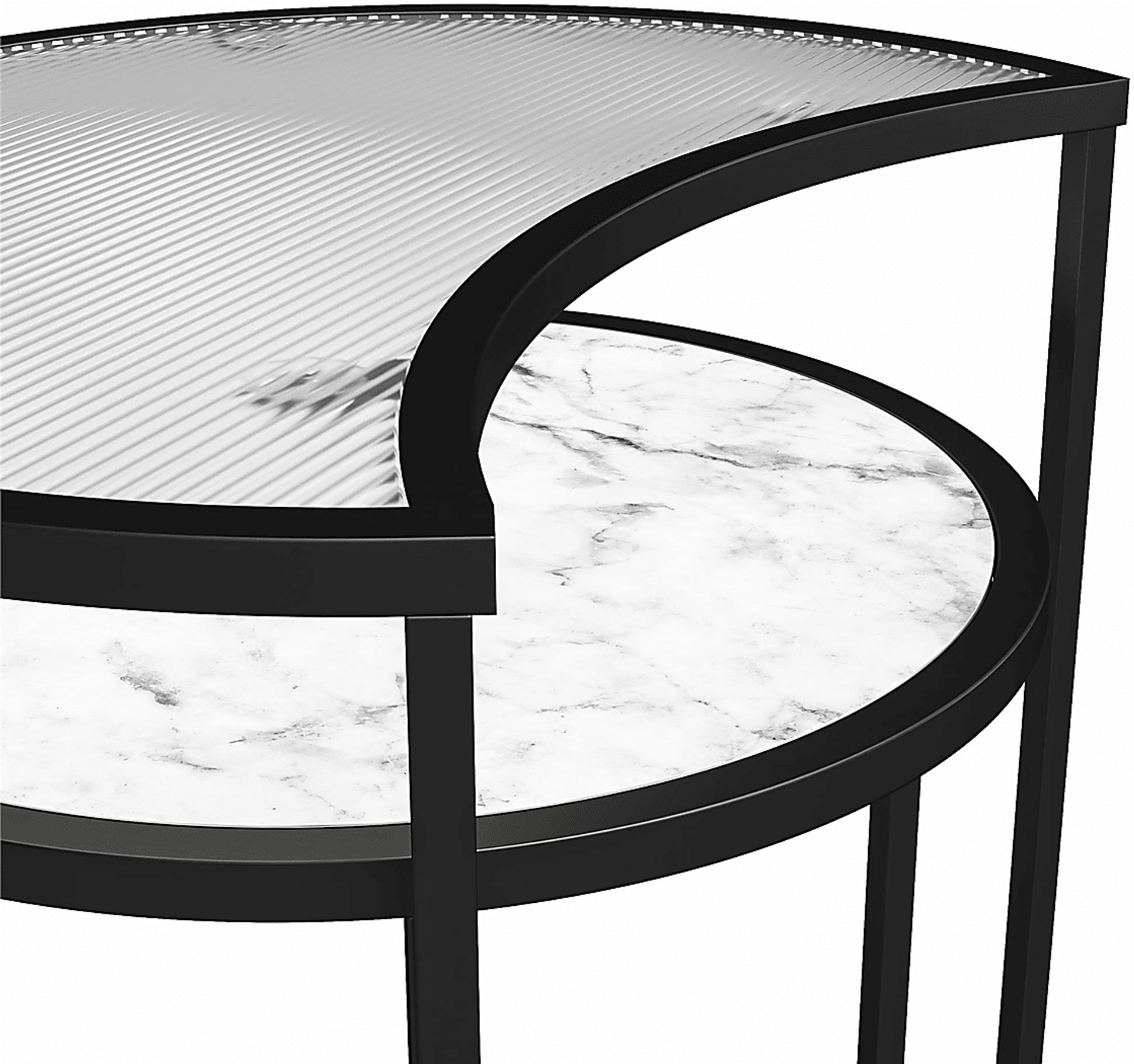 Cardella White Nesting End Tables, Set of 2 - Image 6