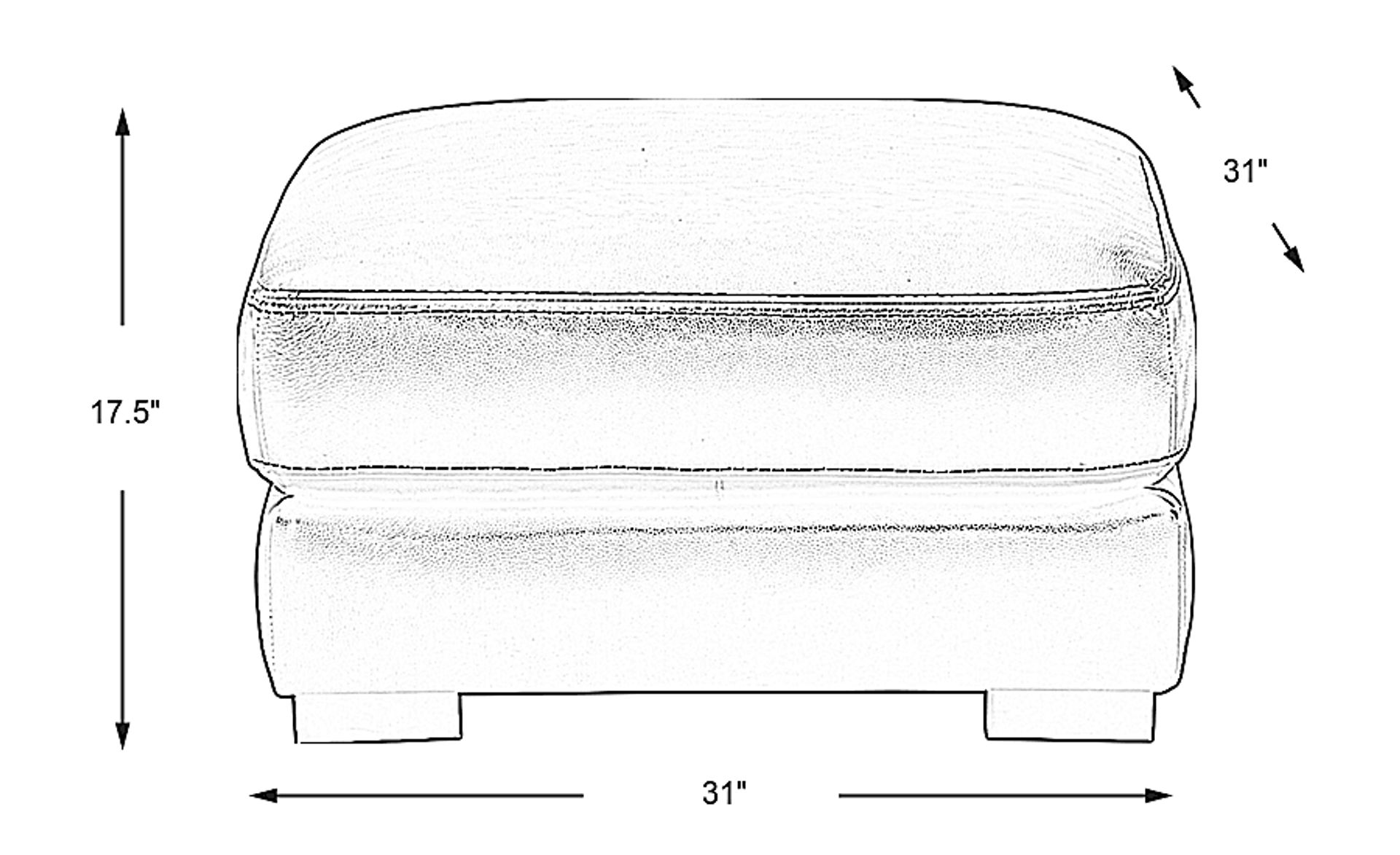 Dimension Image. Please refer to the Dimension Tab on this page for dimension details.