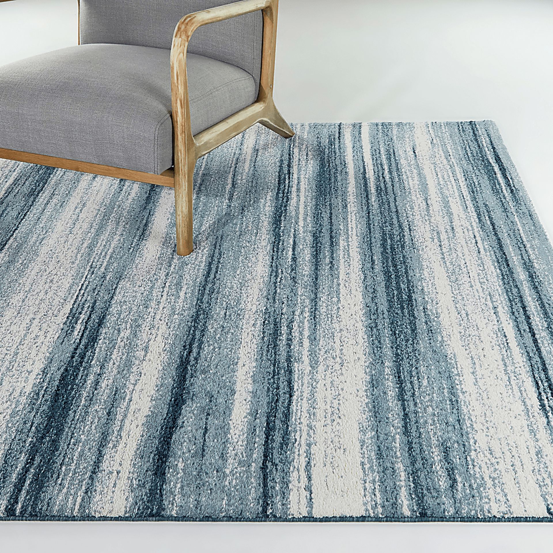 Cardero Blue 5'3 x 7' Rug - Image 2