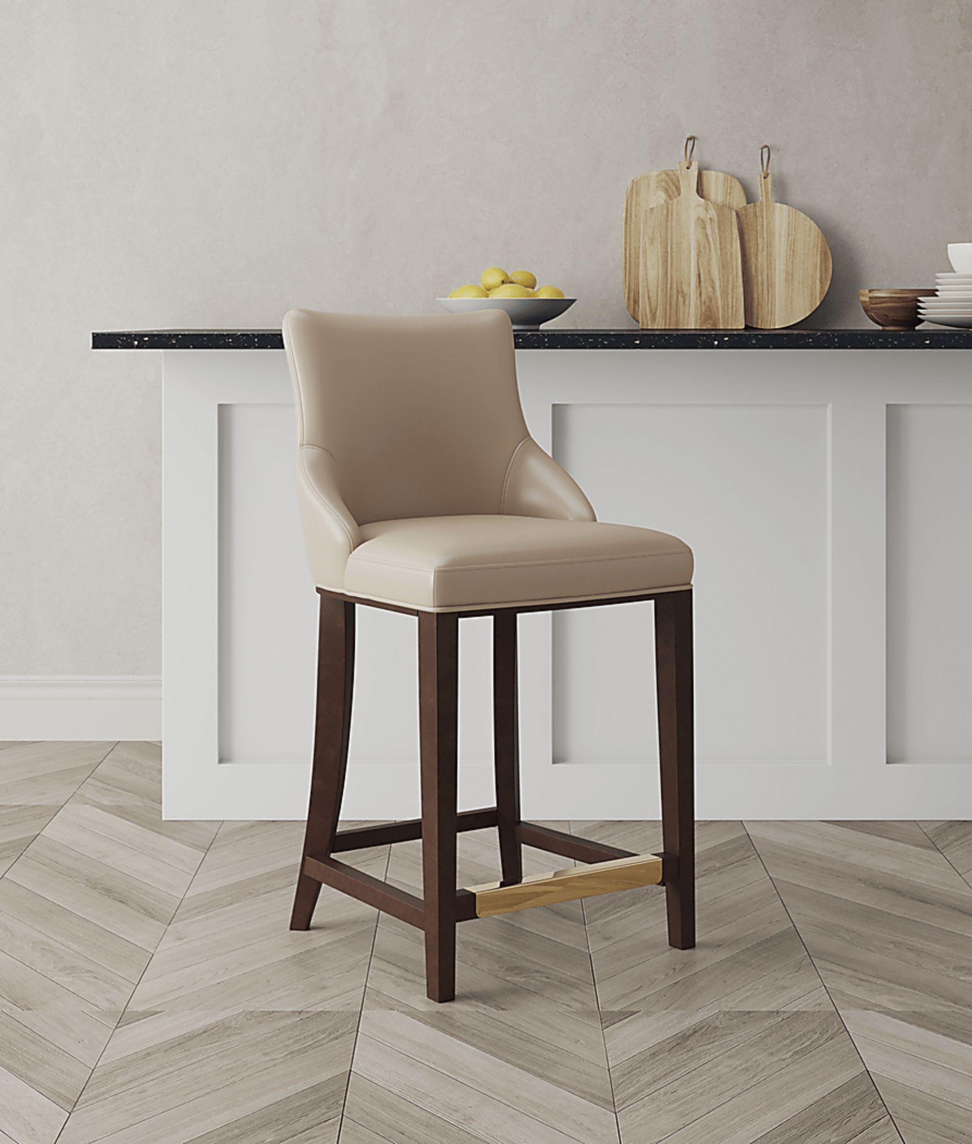 Carderock Tan Counter Stool - Image 2