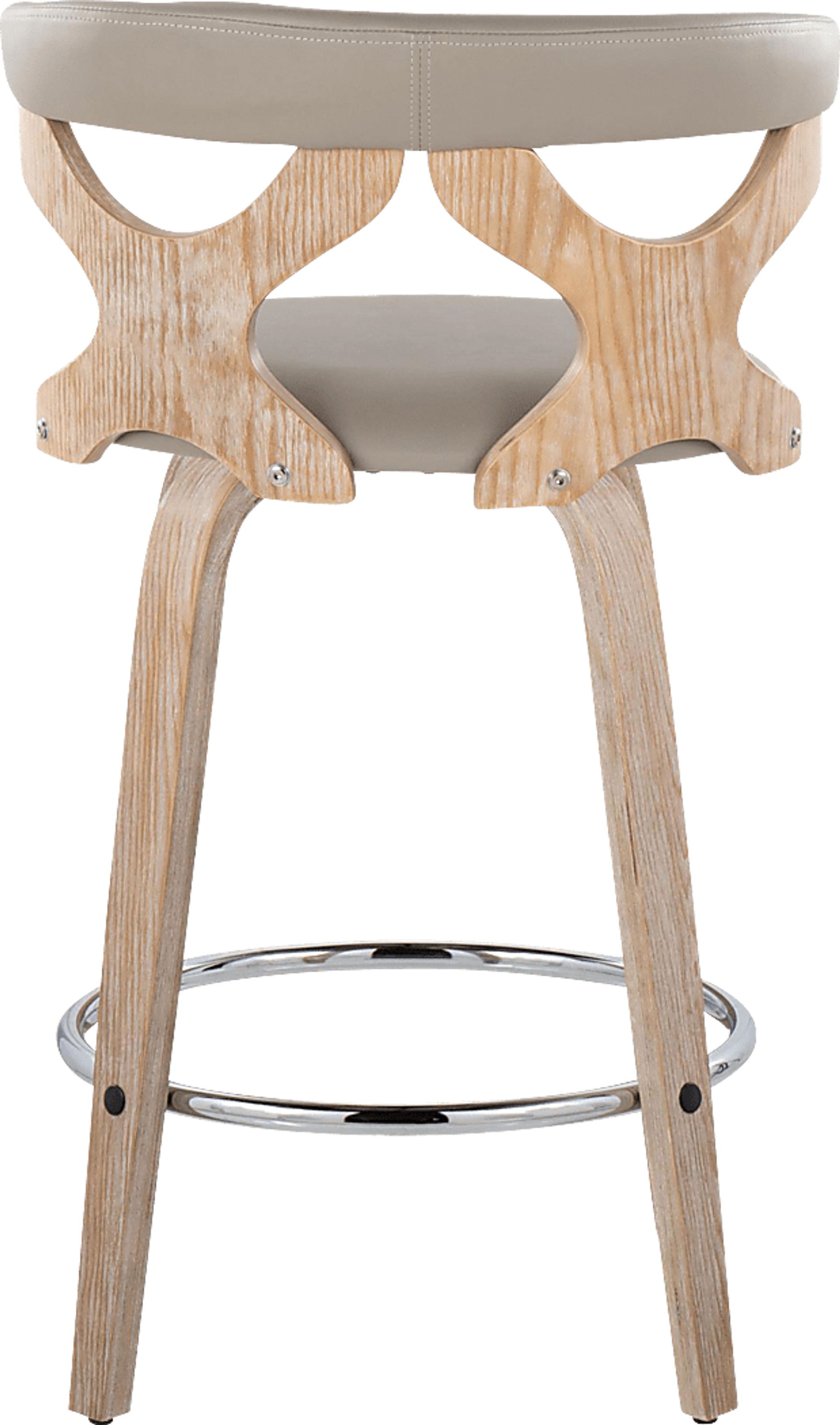 Cardeza II Light Gray Counter Height Stool, Set of 2 - Image 6