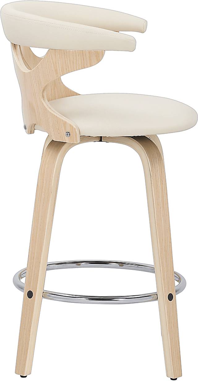 Cardeza Natural Counter Height Stool, Set of 2 - Thumbnail - Image 3