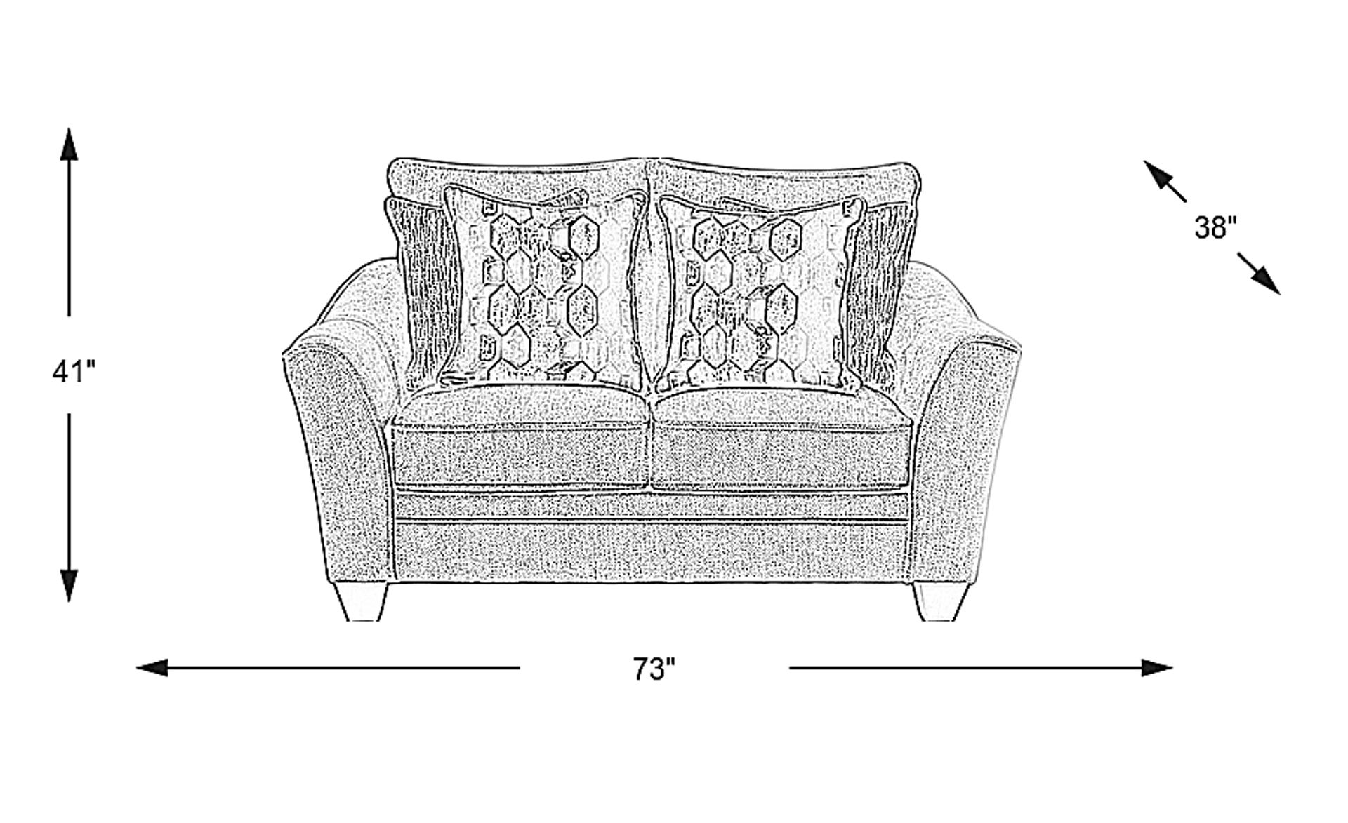 Dimension Image. Please refer to the Dimension Tab on this page for dimension details.