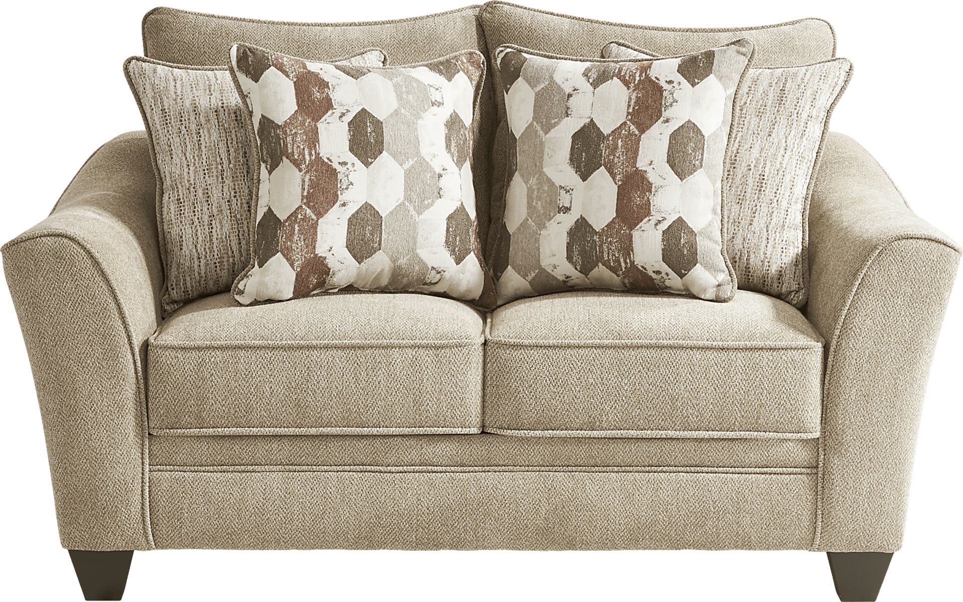 Cardiff Court Almond Loveseat - Image 1