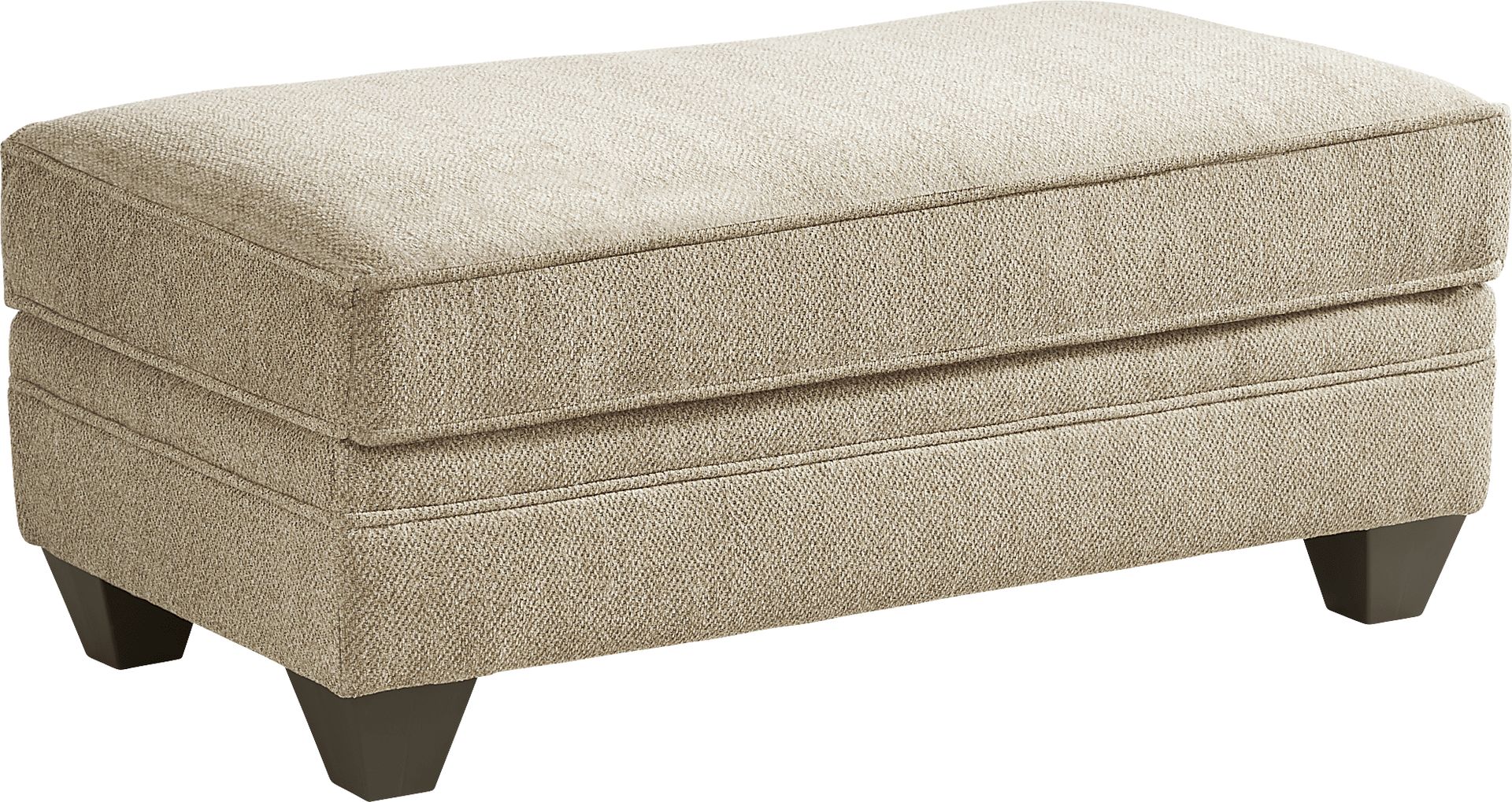 Cardiff Court Almond Ottoman - Image 1