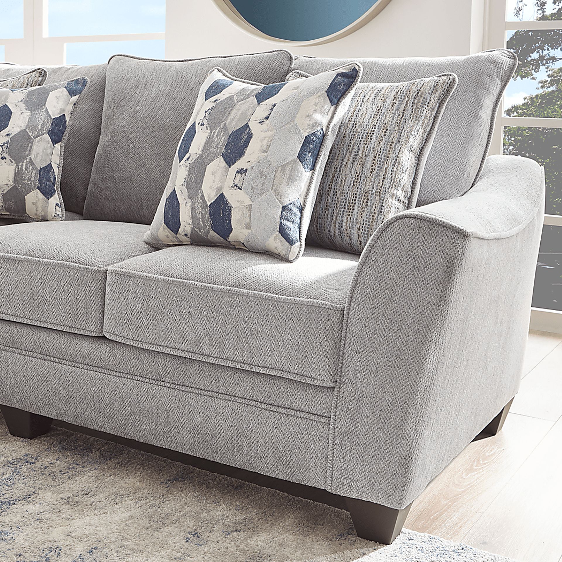 Cardiff Court Silver Sofa - Image 2