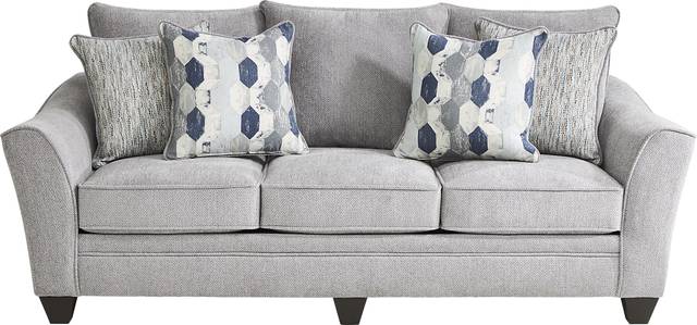 Cardiff Court Silver Sofa - Thumbnail - Image 1